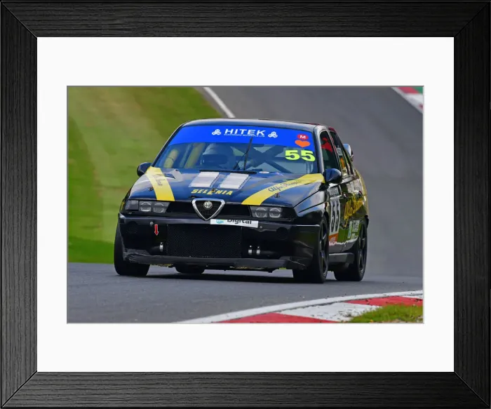 Framed Print : CJ9 4182 Scott Richard Austin, Alfa Romeo 155