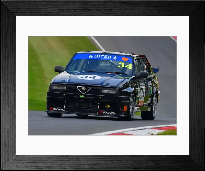 Framed Print : CJ9 4183 George Osborne, Alfa Romeo 75 Framed Print : CJ9 4183 George Osborne, Alfa Romeo 75