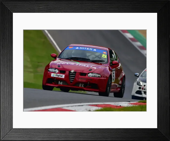 Framed Print : CJ9 4160 Graham Seager, Alfa Romeo 147 GTA Framed Print : CJ9 4160 Graham Seager, Alfa Romeo 147 GTA