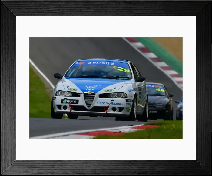 Framed Print : CJ9 4178 Tom Williams, Alfa Romeo 156 Framed Print : CJ9 4178 Tom Williams, Alfa Romeo 156