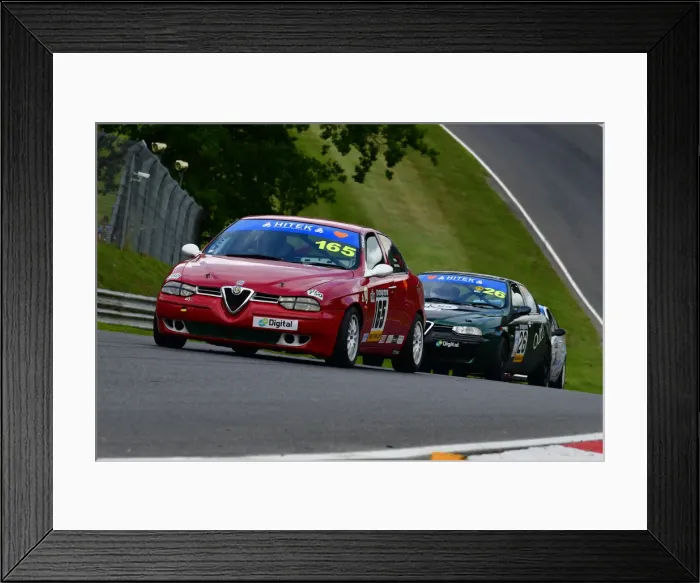Framed Print : CJ9 4138 Andy Winterton, Alfa Romeo 156 Framed Print : CJ9 4138 Andy Winterton, Alfa Romeo 156