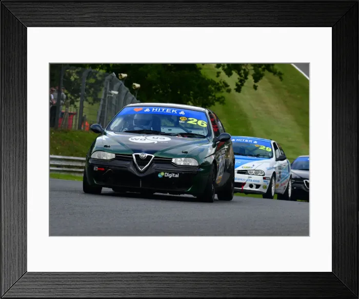 Framed Print : CJ9 4139 Steve O Brien, Alfa Romeo 156 Framed Print : CJ9 4139 Steve O Brien, Alfa Romeo 156