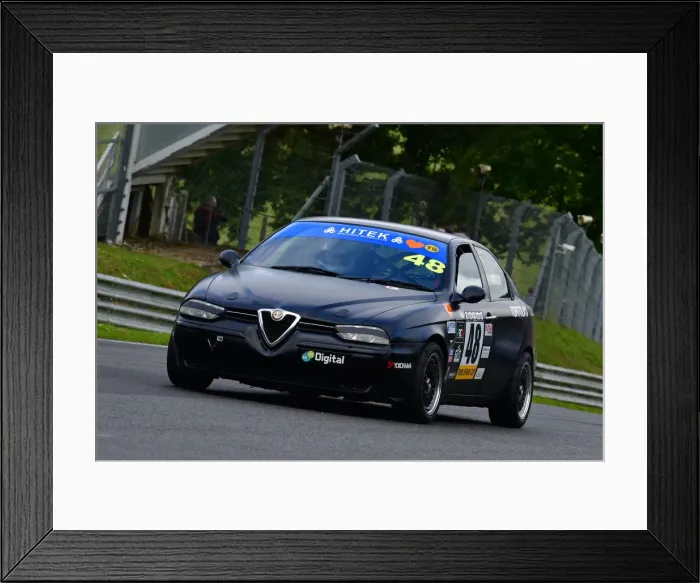 Framed Print : CJ9 4141 Jonathan Tortolani, Alfa Romeo 156