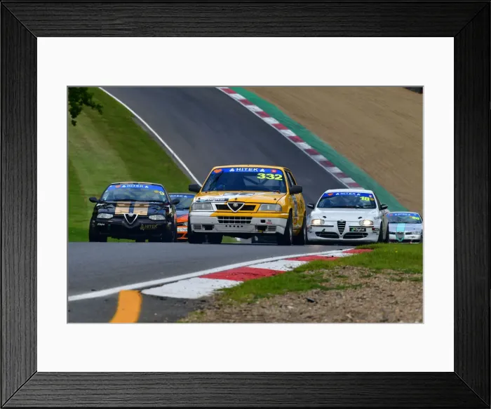 Framed Print : CJ9 4132 Doug Clarke, Alfa Romeo 3