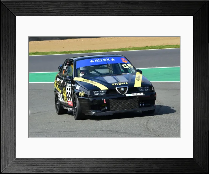 Framed Print : CM31 7303 Scott Richard Austin, Alfa Romeo 155