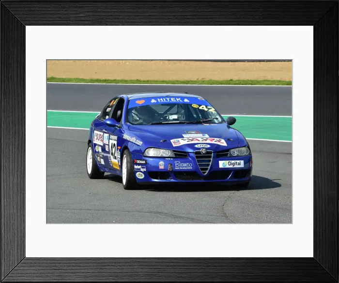Framed Print : CM31 7298 Adam Hiet, Alfa Romeo 156 Framed Print : CM31 7298 Adam Hiet, Alfa Romeo 156