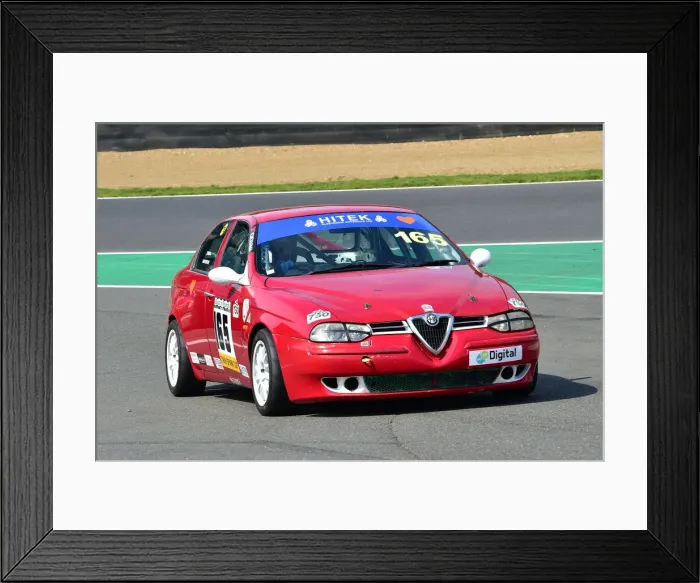 Framed Print : CM31 7301 Andy Winterton, Alfa Romeo 156 Framed Print : CM31 7301 Andy Winterton, Alfa Romeo 156
