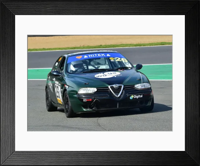 Framed Print : CM31 7295 Steve O Brien, Alfa Romeo 156
