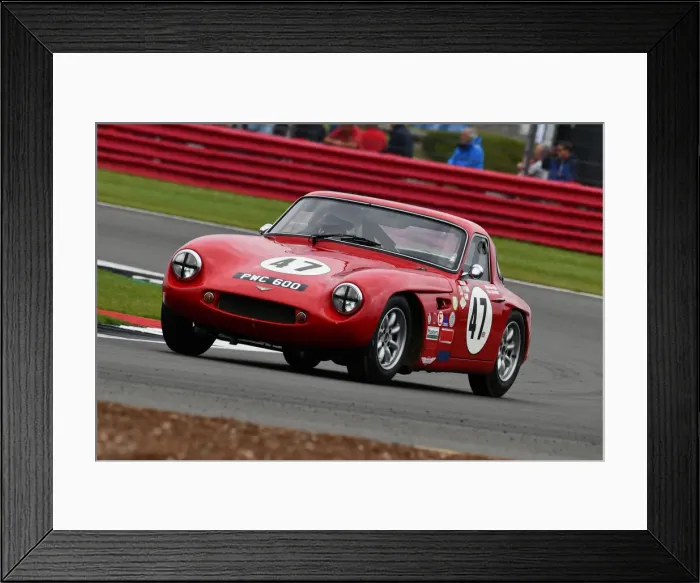Framed Print : CJ9 3665 Malcolm Paul, Rick Bourne, TVR Grantura Framed Print : CJ9 3665 Malcolm Paul, Rick Bourne, TVR Grantura