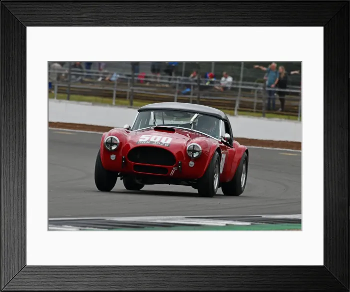 Framed Print : CJ9 3755 Ben Gill, Shelby Cobra