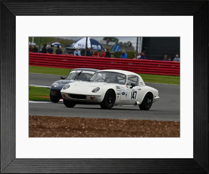 Framed Print : CJ9 3705 Nick Pink, Chris Fox, Lotus Elan