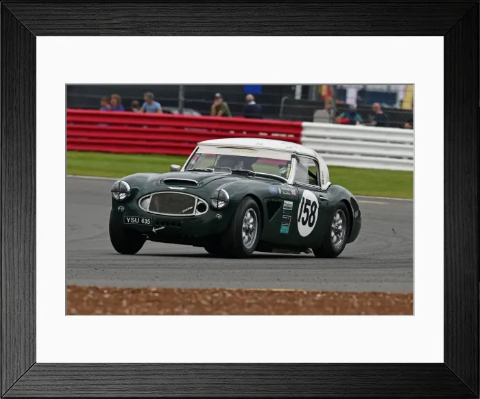 Framed Print : CJ9 3662 Mark Pangborn, Austin Healey 3000 Framed Print : CJ9 3662 Mark Pangborn, Austin Healey 3000