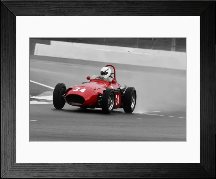 Framed Print : CJ9 2343Red John Spiers, Maserati 250F 2516 Framed Print : CJ9 2343Red John Spiers, Maserati 250F 2516