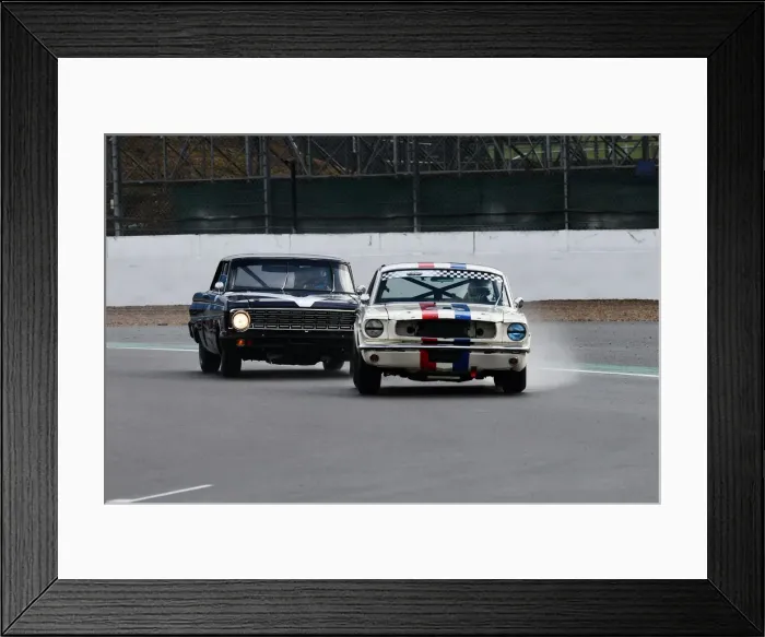 Framed Print : CJ9 2486 David Coyne, Ford Mustang, Julian Thomas, Callum Lockie, Ford Falcon