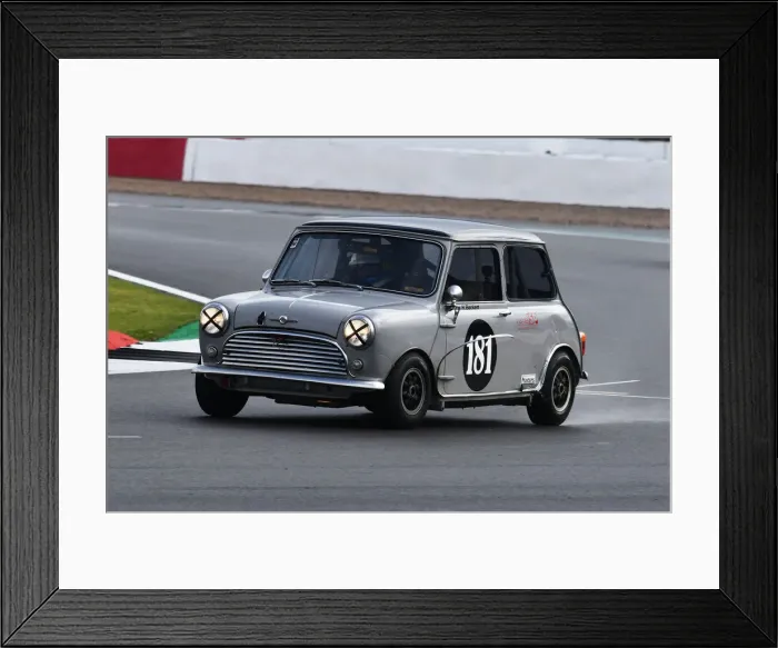 Framed Print : CJ9 2506 Hans Beckert, Morris Mini Cooper S Framed Print : CJ9 2506 Hans Beckert, Morris Mini Cooper S