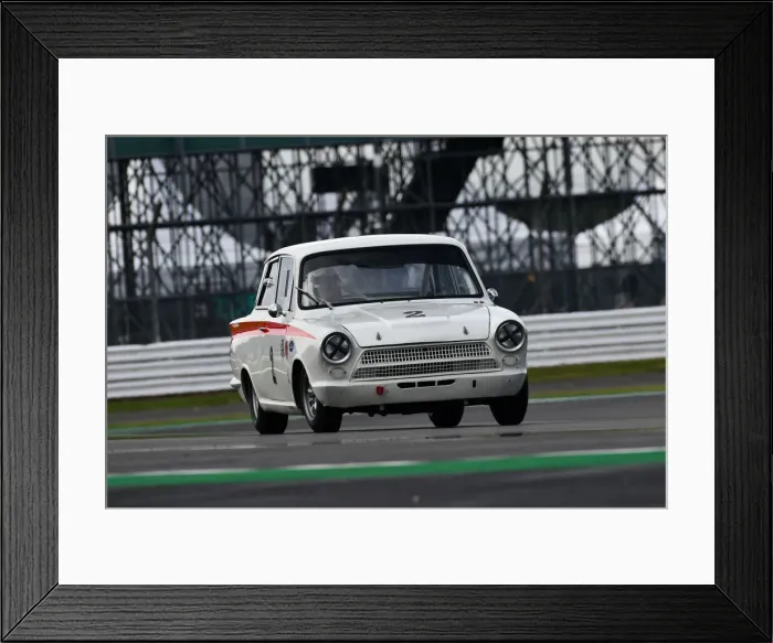 Framed Print : CJ9 2534 Neil Brown, Ford Lotus Cortina Framed Print : CJ9 2534 Neil Brown, Ford Lotus Cortina