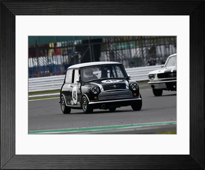 Framed Print : CJ9 2566 Peter James, Chris Snowdon, Austin Mini Cooper S Framed Print : CJ9 2566 Peter James, Chris Snowdon, Austin Mini Cooper S