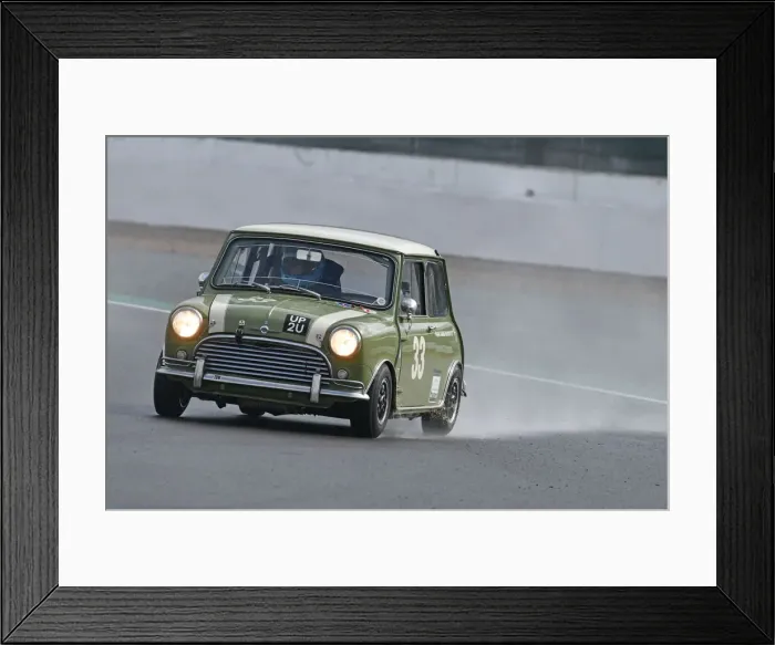 Framed Print : CJ9 2426 Matthew Page, Jonathon Page, Morris Mini Cooper S Framed Print : CJ9 2426 Matthew Page, Jonathon Page, Morris Mini Cooper S