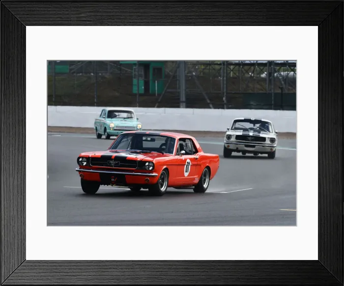 Framed Print : CJ9 2508 Nigel Greensall, Chris Beighton, Ford Mustang