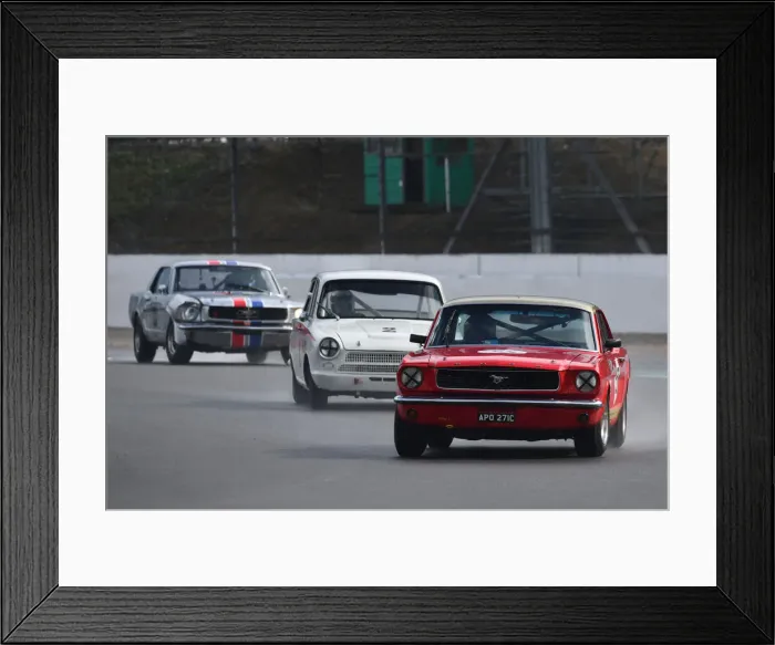 Framed Print : CJ9 2450 Mark Burton, Graham Pattle, Ford Mustang Framed Print : CJ9 2450 Mark Burton, Graham Pattle, Ford Mustang