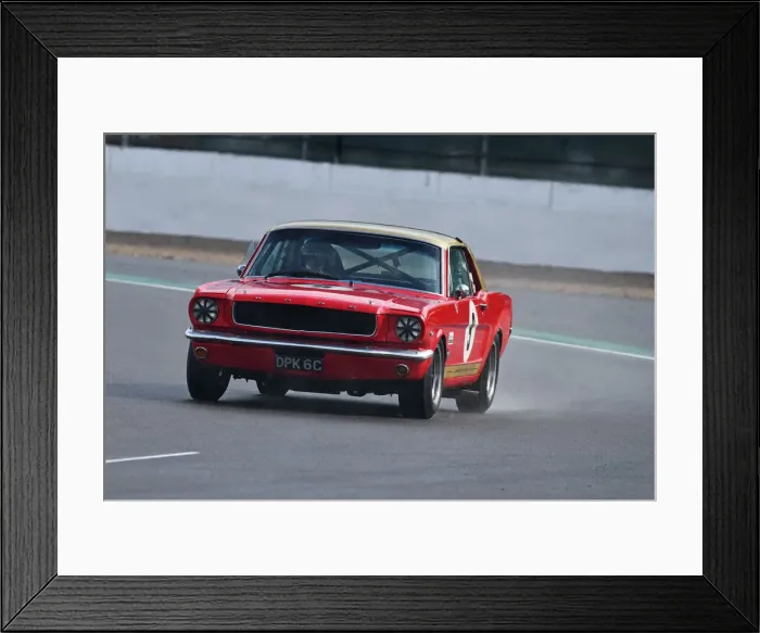 Framed Print : CJ9 2443 Craig Davies, Ford Mustang