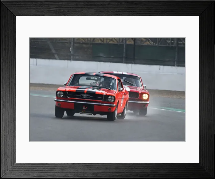 Framed Print : CJ9 2417 Nigel Greensall, Chris Beighton, Ford Mustang Framed Print : CJ9 2417 Nigel Greensall, Chris Beighton, Ford Mustang