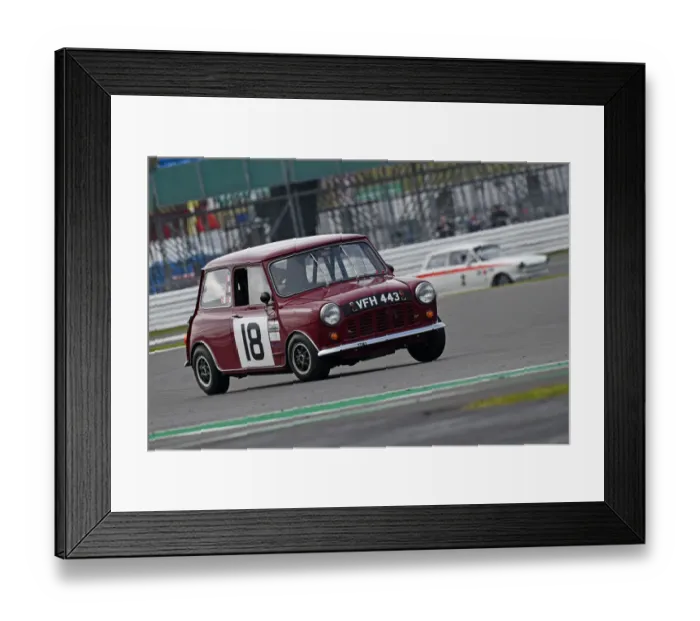 Framed Print : CJ9 2572 Aaron Smith, Austin Mini Cooper S