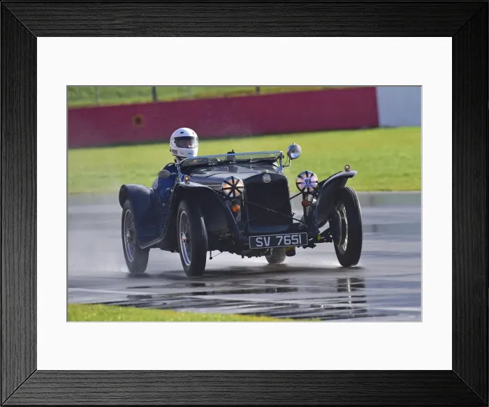 Framed Print : CM32 4193 Alex Childs, Lea Francis J Type Framed Print : CM32 4193 Alex Childs, Lea Francis J Type