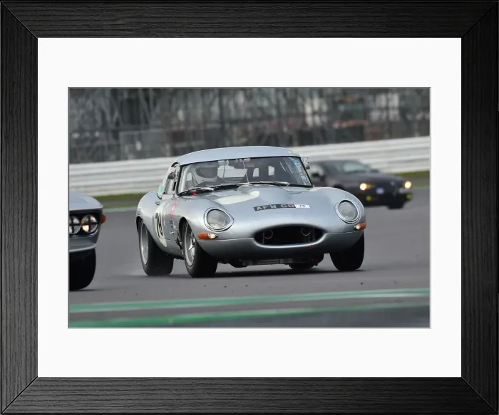 Framed Print : CM32 4314 Mark Butterworth, Jaguar E-Type semi-lightweight