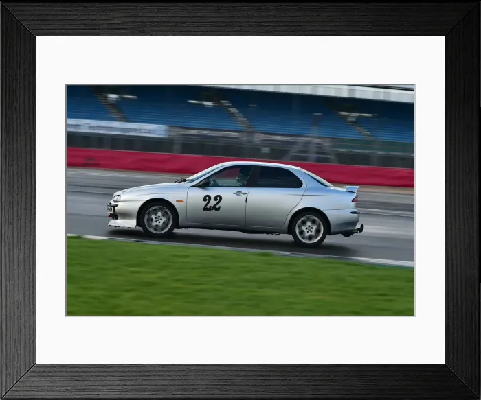 Framed Print : CM32 4349 Keith Evans, Alfa Romeo 156 Framed Print : CM32 4349 Keith Evans, Alfa Romeo 156