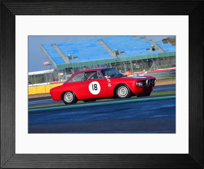 Framed Print : CJ10 3117 Timothy Dutton, Alfa Romeo GT Sprint
