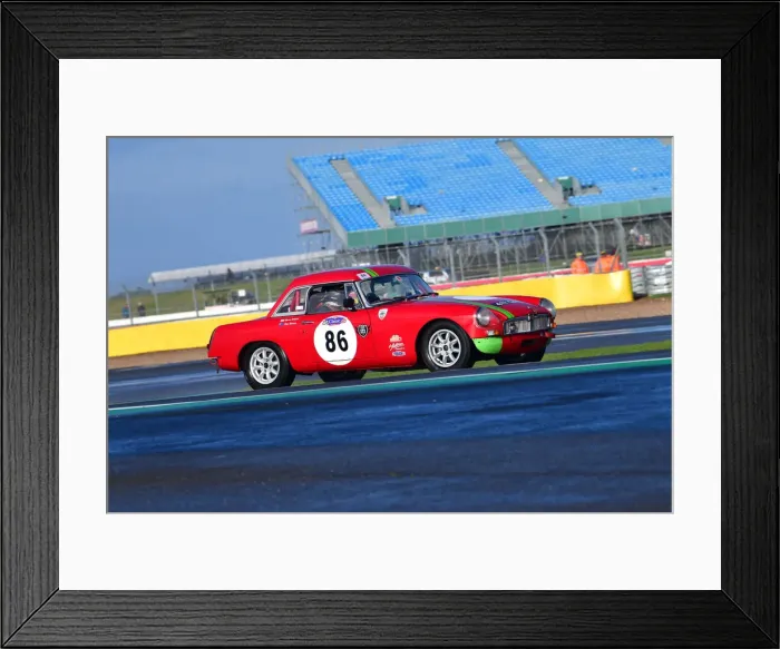 Framed Print : CJ10 3120 Martin Whitlock, MG B Roadster