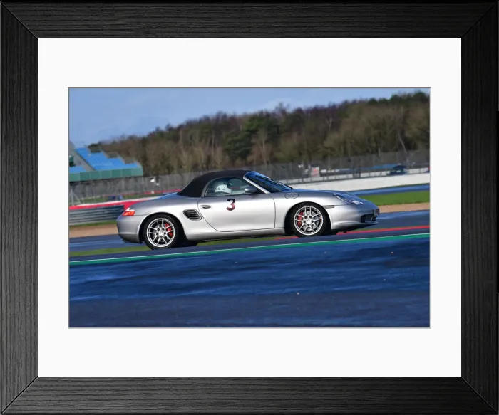 Framed Print : CJ10 3131 Chris Hudson, Porsche Boxster