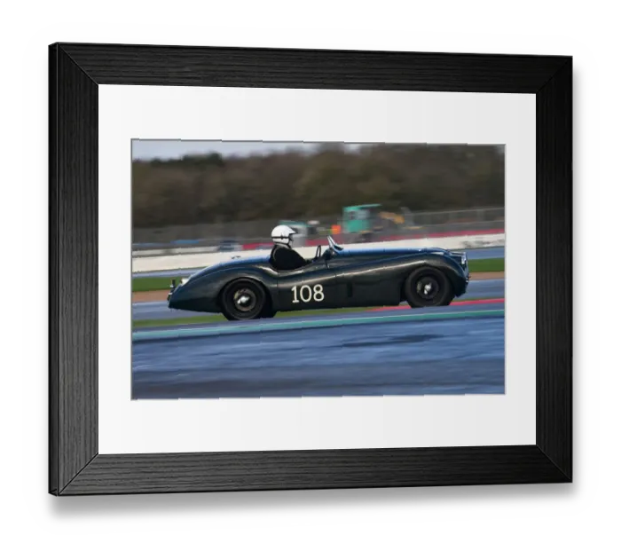 Framed Print : CJ10 3186 David Brazell, Jaguar XK120 Framed Print : CJ10 3186 David Brazell, Jaguar XK120