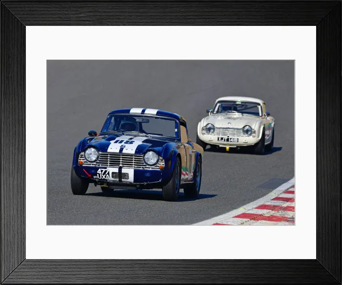 Framed Print : CJ10 4007 Robert Rawe, Xavier Sanz de Acedo, Triumph TR4