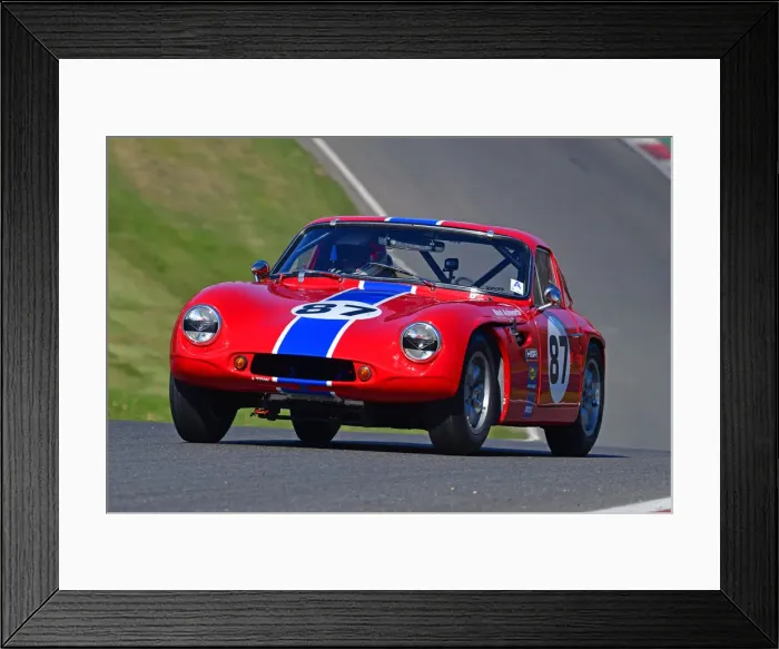 Framed Print : CJ10 4034 Simon Ashworth, TVR Grantura Mk3