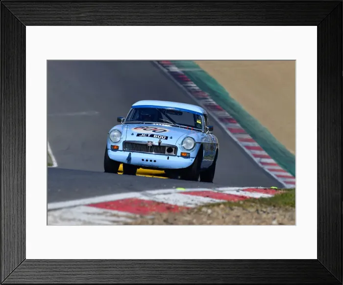 Framed Print : CJ10 4035 John Tordoff, MG B Roadster