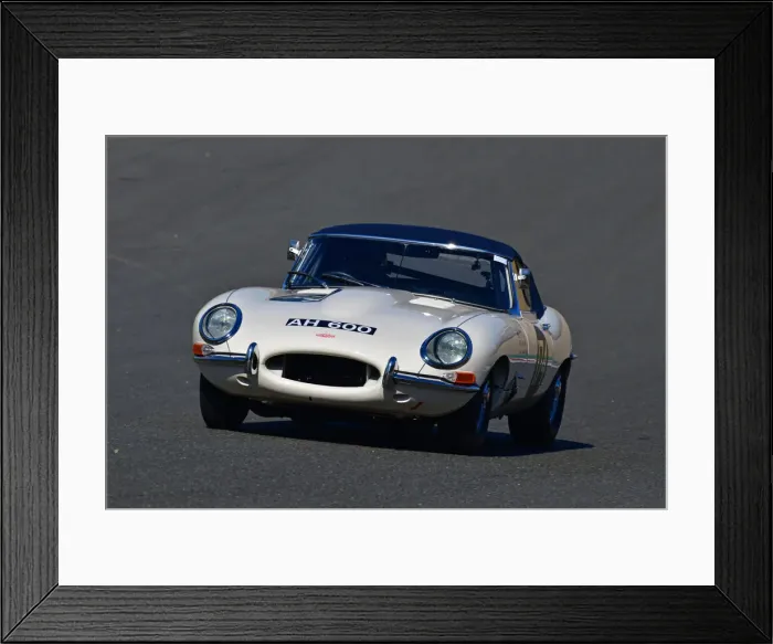 Framed Print : CJ10 3962 Nick Maton, Jack Tetley, Jaguar E-Type Framed Print : CJ10 3962 Nick Maton, Jack Tetley, Jaguar E-Type