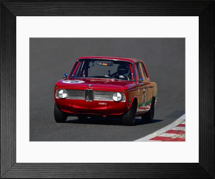 Framed Print : CJ10 3964 Robin Ellis, BMW 1800 TiSA Framed Print : CJ10 3964 Robin Ellis, BMW 1800 TiSA