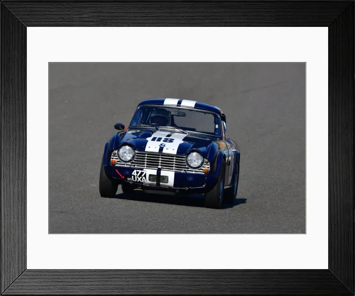 Framed Print : CJ10 3966 Robert Rawe, Xavier Sanz de Acedo, Triumph TR4