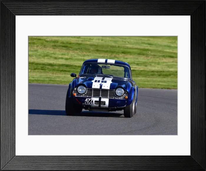 Framed Print : CJ10 4153 Robert Rawe, Xavier Sanz de Acedo, Triumph TR4