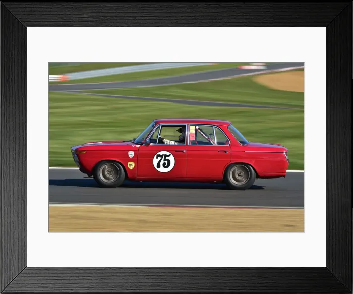 Framed Print : CM32 4579 Robin Ellis, BMW 1800 TiSA