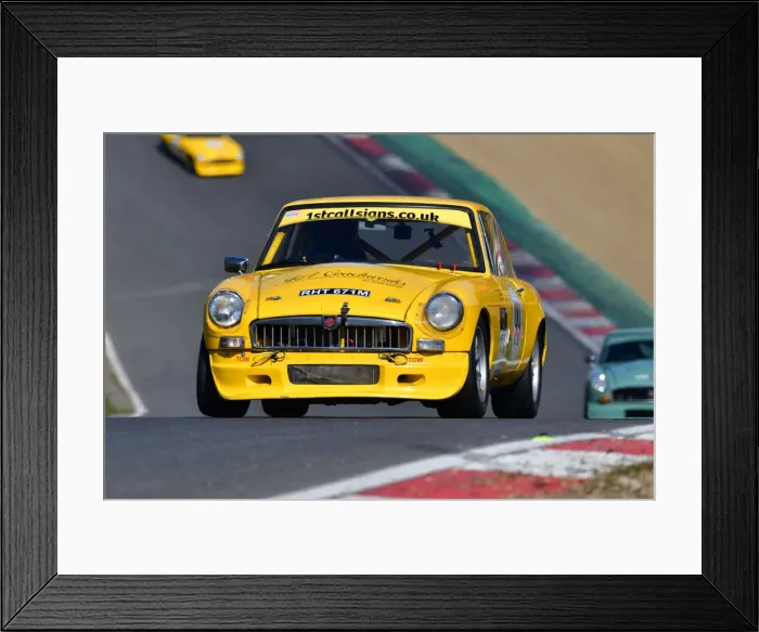 Framed Print : CJ10 3807 James Wheeler, MG BGT V8 Framed Print : CJ10 3807 James Wheeler, MG BGT V8