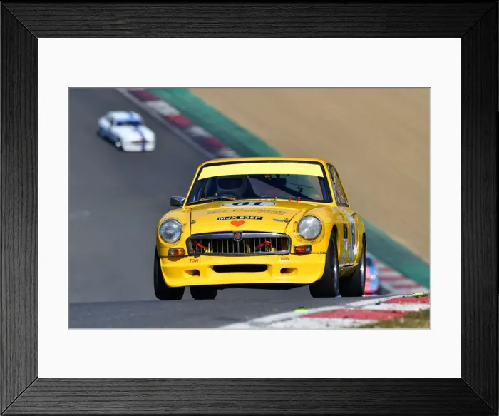 Framed Print : CJ10 3810 Jonnie Wheeler, MG BGT V8 Framed Print : CJ10 3810 Jonnie Wheeler, MG BGT V8