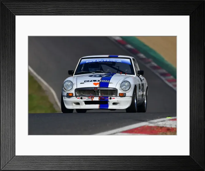 Framed Print : CJ10 3812 Benjamin Tovey, MG BGT V8 Framed Print : CJ10 3812 Benjamin Tovey, MG BGT V8