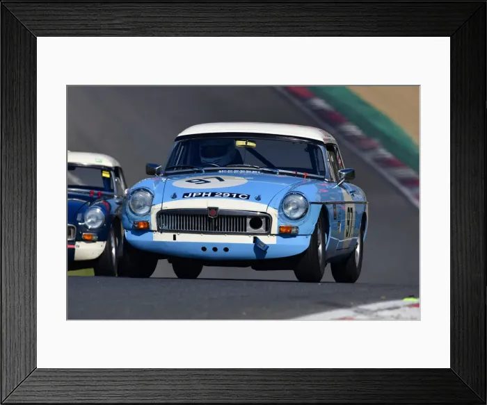 Framed Print : CJ10 3820 Tom Brent, MG B Roadster Framed Print : CJ10 3820 Tom Brent, MG B Roadster