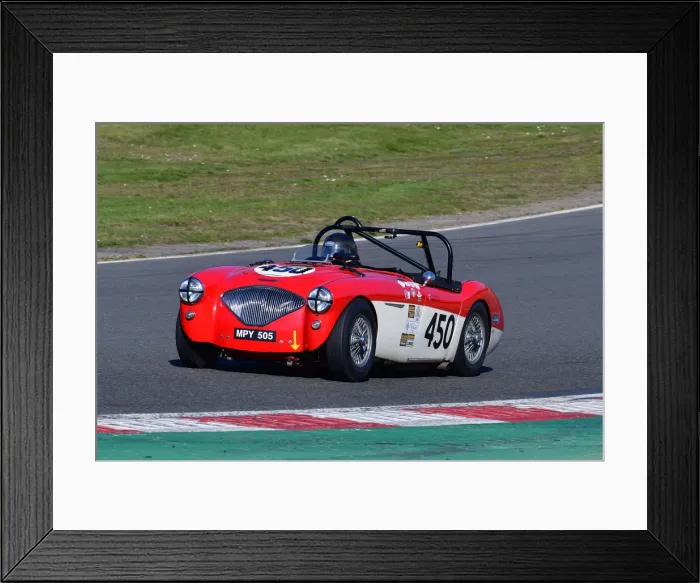 Framed Print : CJ10 3570 Paul Mortimer, Austin Healey 100 Framed Print : CJ10 3570 Paul Mortimer, Austin Healey 100