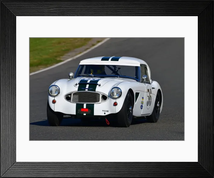 Framed Print : CJ10 3594 Richard Hywel Evans, Austin Healey 3000 Framed Print : CJ10 3594 Richard Hywel Evans, Austin Healey 3000
