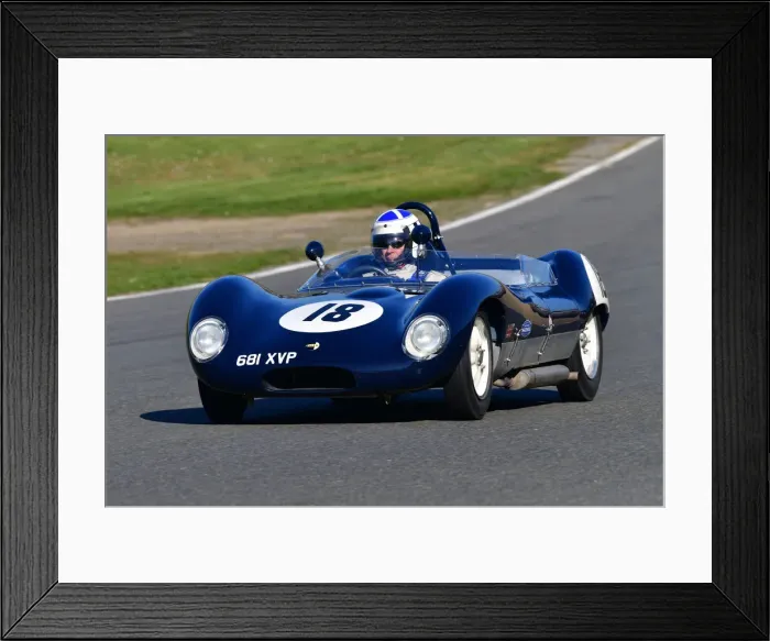 Framed Print : CJ10 3596 Sam Wilson, John Chisholm, Lola Mk 1 Framed Print : CJ10 3596 Sam Wilson, John Chisholm, Lola Mk 1
