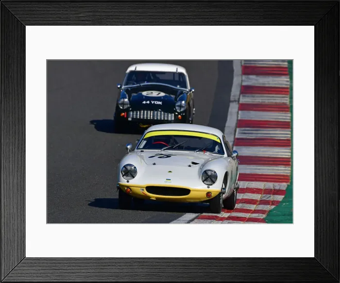Framed Print : CJ10 3669 Robin Ellis, Lotus Elite Framed Print : CJ10 3669 Robin Ellis, Lotus Elite